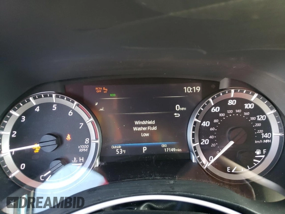 2023 Toyota Highlander L with VIN 5TDKDRBH5PS005383, listed as a Copart auction lot 44438255 with 17,149 mi miles and Salvage title. Bid and sale history available at DreamBid. Image 9.