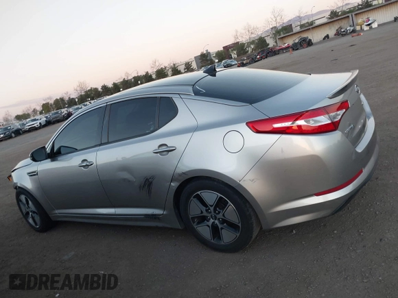 2012 Kia Optima Hybrid with VIN KNAGM4AD0C5016344, listed as a IAAI auction lot 41609544 with 149,986 mi miles. Bid and sale history available at carsss.com. Image 15.