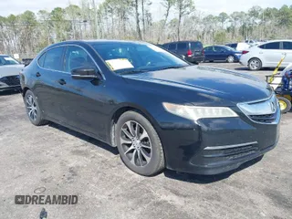 2015 Acura TLX with VIN 19UUB1F32FA020838, listed as a IAAI auction lot 41769330 with 177,568 mi miles. Bid and sale history available at carsss.com. Image 1.