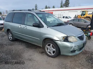 2003 Mazda MPV LX with VIN JM3LW28A730338415, listed as a IAAI auction lot 41741593 with 206,877 mi miles. Bid and sale history available at carsss.com. Image 1.