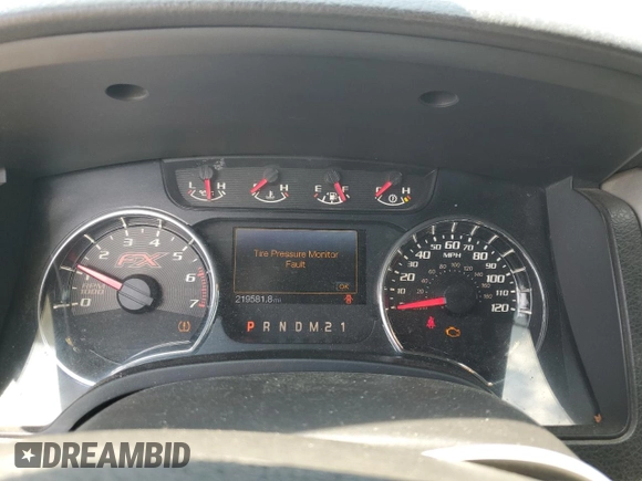 2012 Ford F-150 XL with VIN 1FTFW1ET8CFA98987, listed as a Copart auction lot 61752515 with 219,581 mi miles and Salvage title. Bid and sale history available at DreamBid. Image 9.