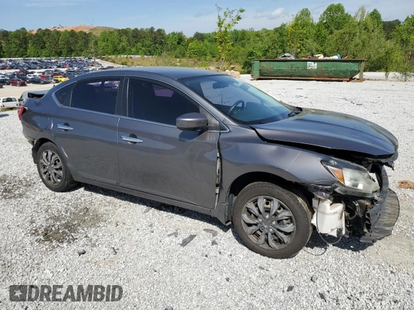 2017 Nissan Sentra SV with VIN 3N1AB7AP4HY209992, listed as a Copart auction lot 53931055 with 78,752 mi miles and Salvage Title. Bid and sale history available at DreamBid. Image 4.