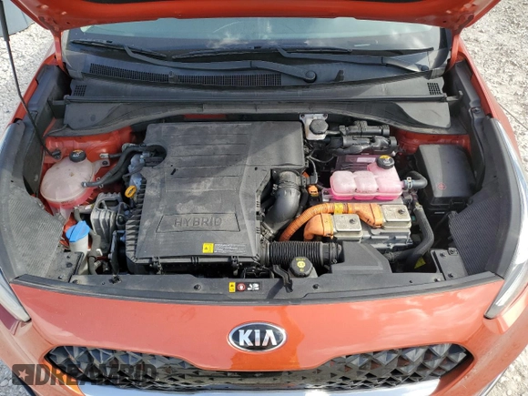 2021 Kia Niro Touring with VIN KNDCC3LC7M5463144, listed as a Copart auction lot 80680704 with 53,290 mi miles and Non Repairable. Bid and sale history available at carsss.com. Image 11.