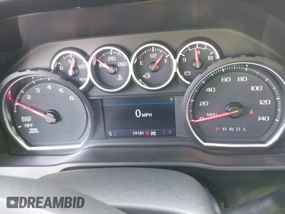 2020 Chevrolet Silverado 1500 LT Trail Boss with VIN 3GCPYFED9LG237690, listed as a IAAI auction lot 41470921 with 19,181 mi miles. Bid and sale history available at carsss.com. Image 7.