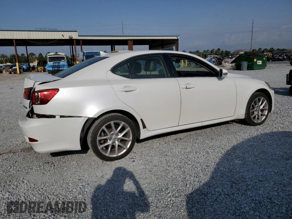 2013 Lexus IS 250 with VIN JTHCF5C29D5063028, listed as a Copart auction lot 49708045 with 126,351 mi miles and Salvage title. Bid and sale history available at DreamBid. Image 3.