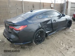 2023 BMW M4 Competition xDrive with VIN WBS43AZ02PCM18370, listed as a Copart auction lot 88975375 with 26,863 mi miles and Salvage Title. Bid and sale history available at carsss.com. Image 3.
