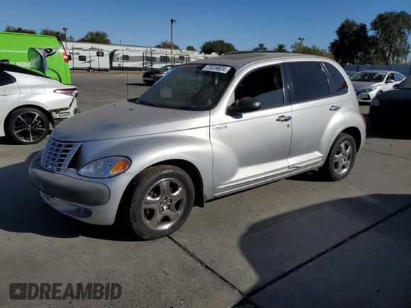 2002 Chrysler PT Cruiser Limited with VIN 3C8FY68B72T244633, listed as a Copart auction lot 73039824 with 219,791 mi miles and Salvage Title. Bid and sale history available at DreamBid. Image 1.