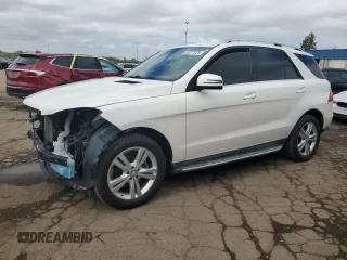 2015 Mercedes-Benz M 350 with VIN 4JGDA5HB5FA525264, listed as a Copart auction lot 55727225 with 80,964 mi miles and Clean title. Bid and sale history available at DreamBid. Image 1.