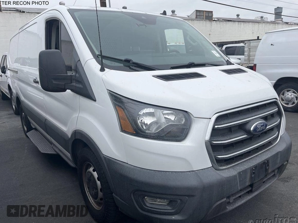 2020 Ford Transit Cargo z VIN 1FTYE1Y83LKA19445, wystawiony jako IAAI lot #42615318 z przebiegiem 103 422 mil mil oraz . Historia ofert i sprzedaży dostępna na DreamBid. Obrazek 9.