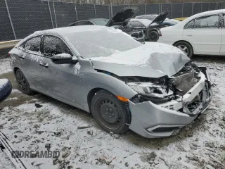 2020 Honda Civic Sedan LX with VIN 2HGFC2F63LH557530, listed as a Copart auction lot 46026685 with 47,272 mi miles and Salvage Title. Bid and sale history available at carsss.com. Image 4.