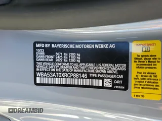 2024 BMW 4 Series M440i with VIN WBA53AT0XRCP88146, listed as a Copart auction lot 75429174 with Not Provided miles and Non Repairable. Bid and sale history available at carsss.com. Image 13.