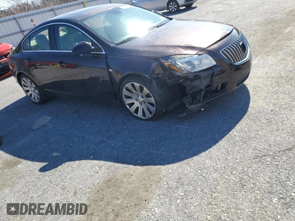 2011 Buick Regal CXL Turbo TO7 with VIN W04G15GV8B1049447, listed as a Copart auction lot 48513815 with 119,030 mi miles and Salvage Title. Bid and sale history available at carsss.com. Image 4.
