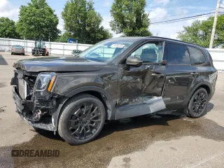 2021 Kia Telluride SX with VIN 5XYP5DHC6MG186195, listed as a Copart auction lot 59906235 with 77,626 mi miles and Salvage title. Bid and sale history available at DreamBid. Image 1.
