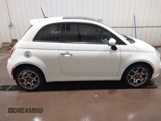 2013 FIAT 500 Sport with VIN 3C3CFFBR7DT754097, listed as a IAAI auction lot 41728826 with 91,276 mi miles. Bid and sale history available at carsss.com. Image 13.
