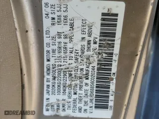 2006 Honda CR-V EX with VIN JHLRD68856C020344, listed as a Copart auction lot 42693015 with 177,192 mi miles and Salvage Title. Bid and sale history available at carsss.com. Image 13.