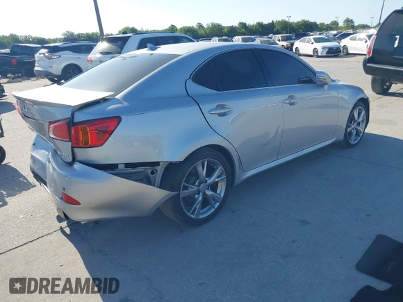 2009 Lexus IS 250 with VIN JTHBK262X92088353, listed as a IAAI auction lot 42059284 with 179,677 mi miles and . Bid and sale history available at DreamBid. Image 4.