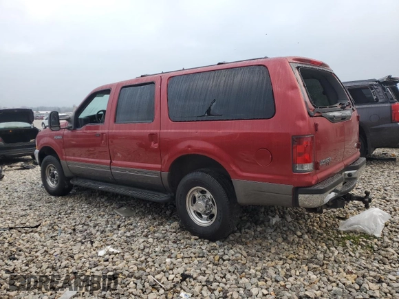 2002 Ford Excursion XLT with VIN 1FMNU41S12EC55212, listed as a Copart auction lot 80321454 with 243,448 mi miles and Clean Title. Bid and sale history available at DreamBid. Image 2.