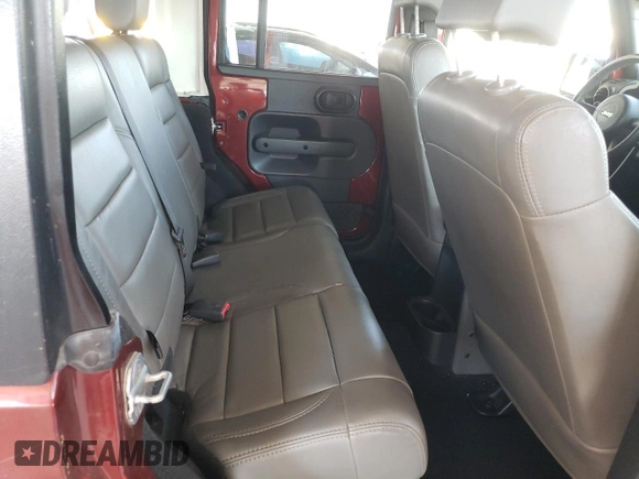 2010 Jeep Wrangler Unlimited Rubicon with VIN 1J4BA6H18AL197855, listed as a Copart auction lot 57748185 with 147,899 mi miles and Salvage title. Bid and sale history available at DreamBid. Image 10.