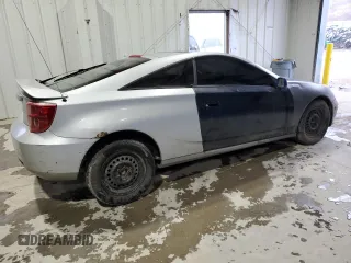 2000 Toyota Celica GT with VIN JTDDR32T6Y0060408, listed as a Copart auction lot 84506594 with 195,924 mi miles and Salvage Title. Bid and sale history available at carsss.com. Image 3.