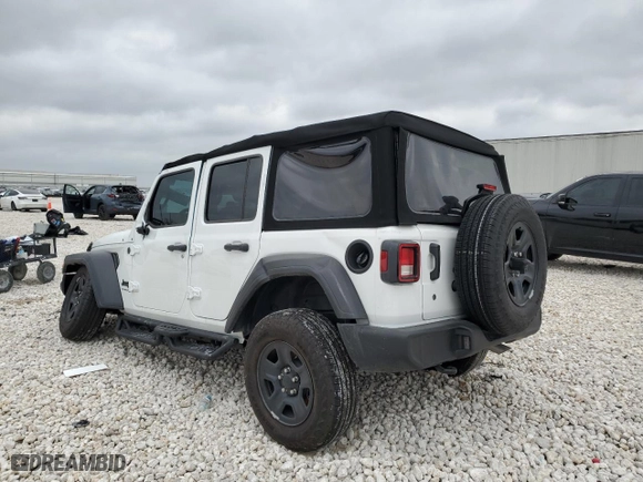 2024 Jeep Wrangler Sport with VIN 1C4PJXDG1RW349674, listed as a Copart auction lot 44331845 with 2,677 mi miles and Salvage Title. Bid and sale history available at carsss.com. Image 2.