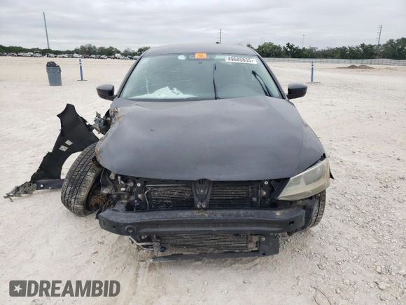 2015 Volkswagen Jetta S with VIN 3VW2K7AJ5FM414316, listed as a Copart auction lot 49685835 with 104,789 mi miles and Salvage title. Bid and sale history available at DreamBid. Image 5.