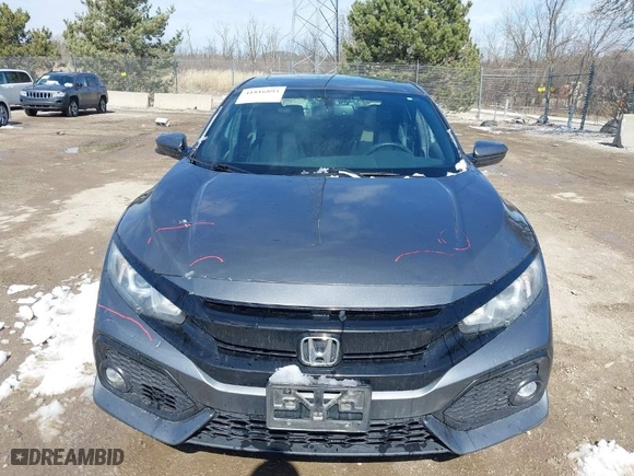 2017 Honda Civic Hatchback EX-L Navi with VIN SHHFK7H79HU222272, listed as a IAAI auction lot 41816893 with 161,622 mi miles. Bid and sale history available at carsss.com. Image 12.