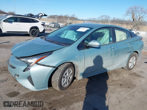 2018 Toyota Prius Two with VIN JTDKARFU1J3057604, listed as a IAAI auction lot 41446327 with 72,023 mi miles. Bid and sale history available at carsss.com. Image 18.