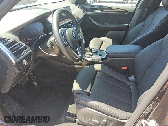 2024 BMW X3 sDrive30i with VIN 5UX43DP05R9X15031, listed as a Copart auction lot 56055855 with 17,094 mi miles and Clean Title. Bid and sale history available at DreamBid. Image 7.