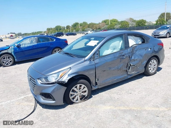 2020 Hyundai Accent SEL with VIN 3KPC24A60LE115095, listed as a IAAI auction lot 39194808 with 69,629 mi miles. Bid and sale history available at carsss.com. Image 2.