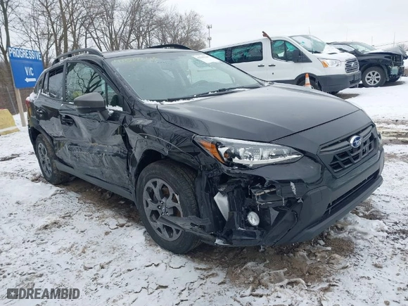 2022 Subaru Crosstrek Sport with VIN JF2GTHSC8NH254917, listed as a IAAI auction lot 41599248 with 47,816 mi miles. Bid and sale history available at carsss.com. Image 1.