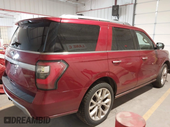 2018 Ford Expedition Platinum with VIN 1FMJU1LT6JEA33346, listed as a IAAI auction lot 41617870 with 86,573 mi miles and . Bid and sale history available at DreamBid. Image 4.
