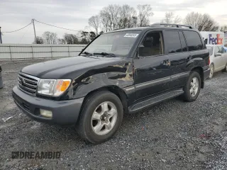 2004 Toyota Land Cruiser with VIN JTEHT05J842052347, listed as a Copart auction lot 43040345 with 267,168 mi miles and Salvage Title. Bid and sale history available at carsss.com. Image 1.
