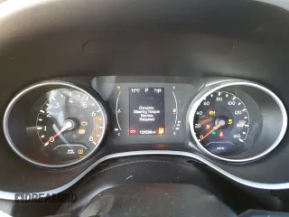 2017 Jeep Compass Latitude with VIN 3C4NJDBB4HT674613, listed as a Copart auction lot 46247355 with 124,299 mi miles and Salvage Title. Bid and sale history available at carsss.com. Image 9.