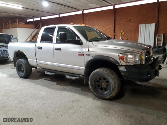 2009 Dodge Ram 2500 SLT with VIN 3D7KS28T99G548784, listed as a Copart auction lot 47757295 with 203,962 mi miles and Salvage Title. Bid and sale history available at carsss.com. Image 4.