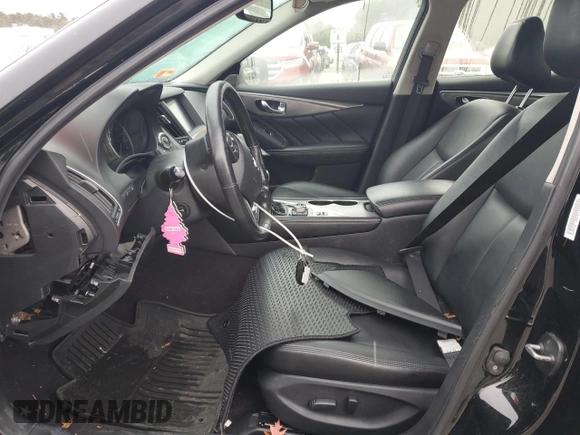 2017 Infiniti Q50 3.0t Sport with VIN JN1EV7ARXHM830246, listed as a Copart auction lot 85226954 with 0 mi miles and Salvage Title. Bid and sale history available at carsss.com. Image 7.