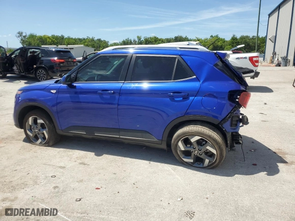 2024 Hyundai Venue SEL with VIN KMHRC8A35RU327842, listed as a Copart auction lot 51712275 with 8,865 mi miles and Non Repairable. Bid and sale history available at carsss.com. Image 2.