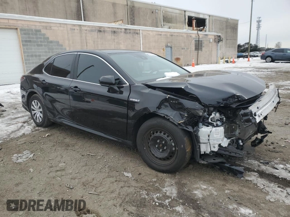 2021 Toyota Camry Hybrid LE with VIN 4T1C31AK0MU025856, listed as a Copart auction lot 87890255 with 50,247 mi miles and Salvage Title. Bid and sale history available at carsss.com. Image 4.