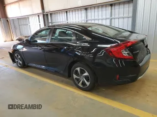 2020 Honda Civic LX z VIN 2HGFC2F64LH551171, wystawiony jako Copart lot #48491715 z przebiegiem 56 715 mil mil oraz Szkoda całkowita • Salvage title. Historia ofert i sprzedaży dostępna na DreamBid. Obrazek 2.