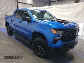 2024 Chevrolet Silverado 1500 Custom Trail Boss with VIN 3GCPDCEK5RG210052, listed as a Copart auction lot 43532845 with 16,147 mi miles and Clean Title. Bid and sale history available at carsss.com. Image 4.