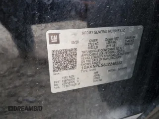 2018 GMC Acadia Denali z VIN 1GKKNPLS8JZ240222, wystawiony jako Copart lot #51524815 z przebiegiem 135 807 mil mil oraz Szkoda całkowita • Salvage title. Historia ofert i sprzedaży dostępna na DreamBid. Obrazek 14.