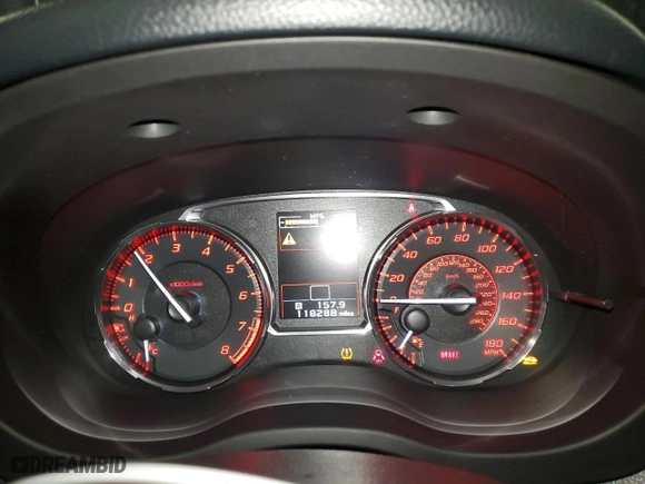 2017 Subaru WRX Premium with VIN JF1VA1E65H9835112, listed as a Copart auction lot 46712355 with 118,288 mi miles and Clean Title. Bid and sale history available at carsss.com. Image 9.