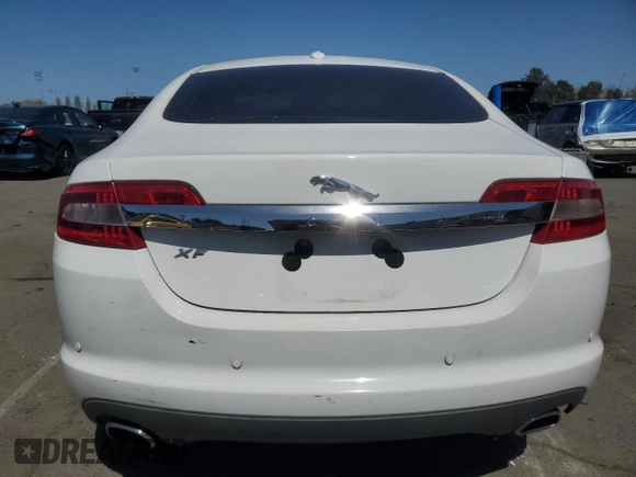 2011 Jaguar XF with VIN SAJWA0FB6BLR86959, listed as a Copart auction lot 52579385 with 110,087 mi miles and Salvage Title. Bid and sale history available at carsss.com. Image 6.
