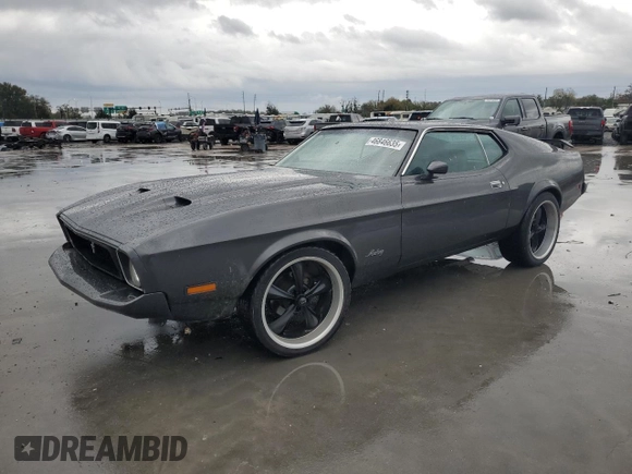 1973 Ford Mustang с VIN 0000003F02F112389, выставлен на аукционе Copart как лот 46846635 с пробегом 48 983 миль миль и Чистый • Clean title. История ставок и продаж доступна на DreamBid. Изображение 1.