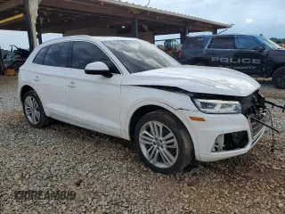 2018 Audi Q5 Premium Plus with VIN WA1BNAFY5J2106151, listed as a Copart auction lot 56980425 with 99,039 mi miles and Salvage title. Bid and sale history available at DreamBid. Image 4.