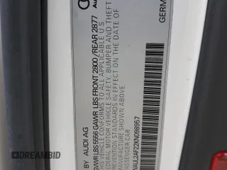 2019 Audi A6 Premium Plus with VIN WAUL2AF22KN098957, listed as a Copart auction lot 45488805 with 90,444 mi miles and Salvage Title. Bid and sale history available at carsss.com. Image 12.