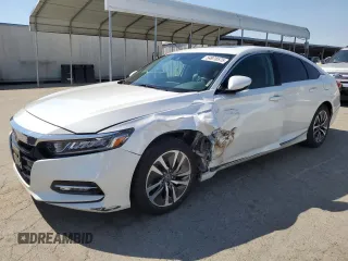 2019 Honda Accord EX-L with VIN 1HGCV3F5XKA015445, listed as a Copart auction lot 54978575 with 68,200 mi miles and Salvage title. Bid and sale history available at DreamBid. Image 1.