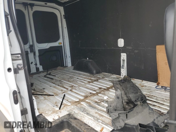 2024 Ford Transit Cargo with VIN 1FTBR1C80RKA15590, listed as a Copart auction lot 47407495 with 28,463 mi miles and Salvage Title. Bid and sale history available at DreamBid. Image 11.