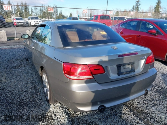 2007 BMW 3 Series 335i with VIN WBAWL73587PX46048, listed as a IAAI auction lot 41507444 with 1 mi miles. Bid and sale history available at carsss.com. Image 3.