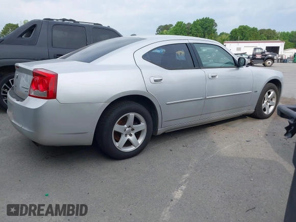 2010 Dodge Charger SXT with VIN 2B3CA3CV0AH287289, listed as a IAAI auction lot 42036118 with 283,080 mi miles. Bid and sale history available at carsss.com. Image 4.