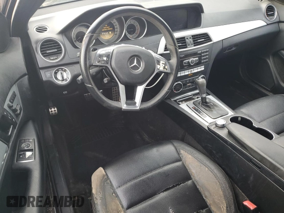 2012 Mercedes-Benz C 250 with VIN WDDGJ4HB4CF896481, listed as a Copart auction lot 55032045 with 170,327 mi miles and Salvage title. Bid and sale history available at DreamBid. Image 8.